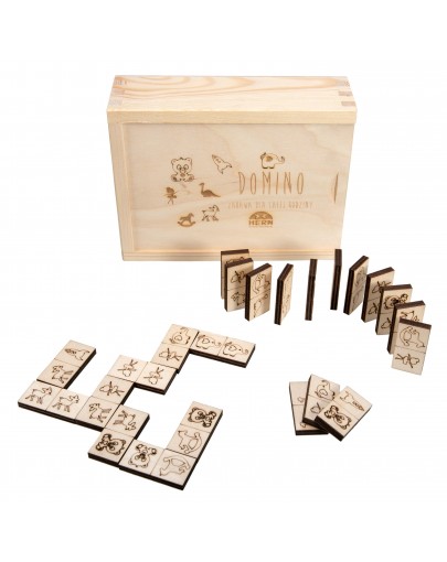 Domino - drewniana gra dla całej rodziny