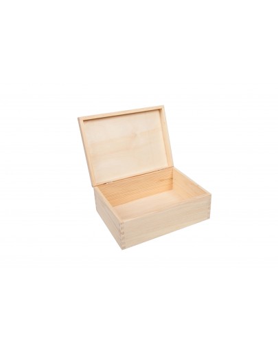 Pudełko drewniane prostokątne 19x14 cm PU0044