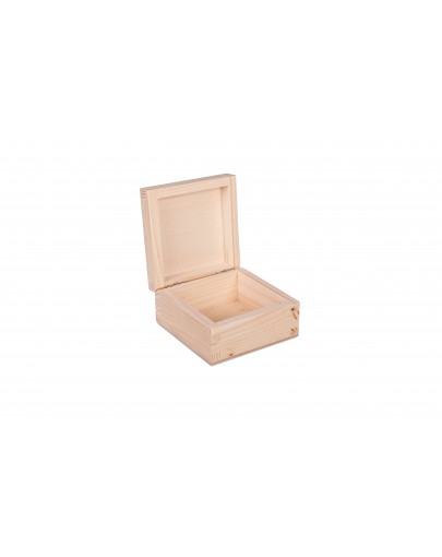 Pudełko drewniane kwadratowe 10x10cm PU0001