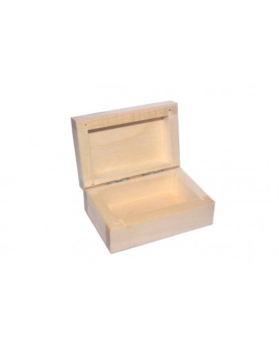 Pudełko, szkatułka drewniana 9x6cm na obrączki, drobiazgi PU0121