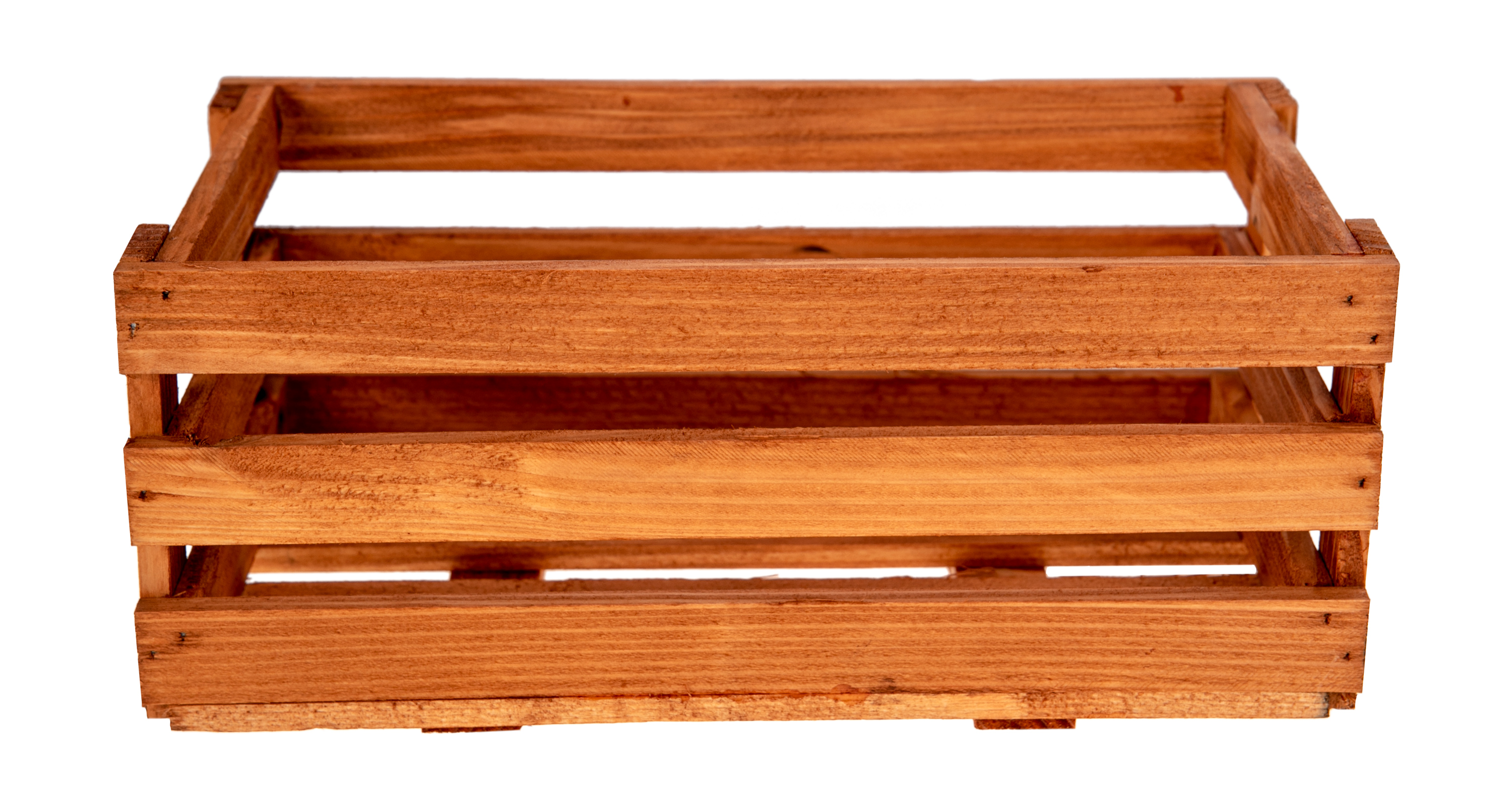 Skrzynka drewniana bejcowana, MAHOŃ JASNY 29x16,5cm PU0203
