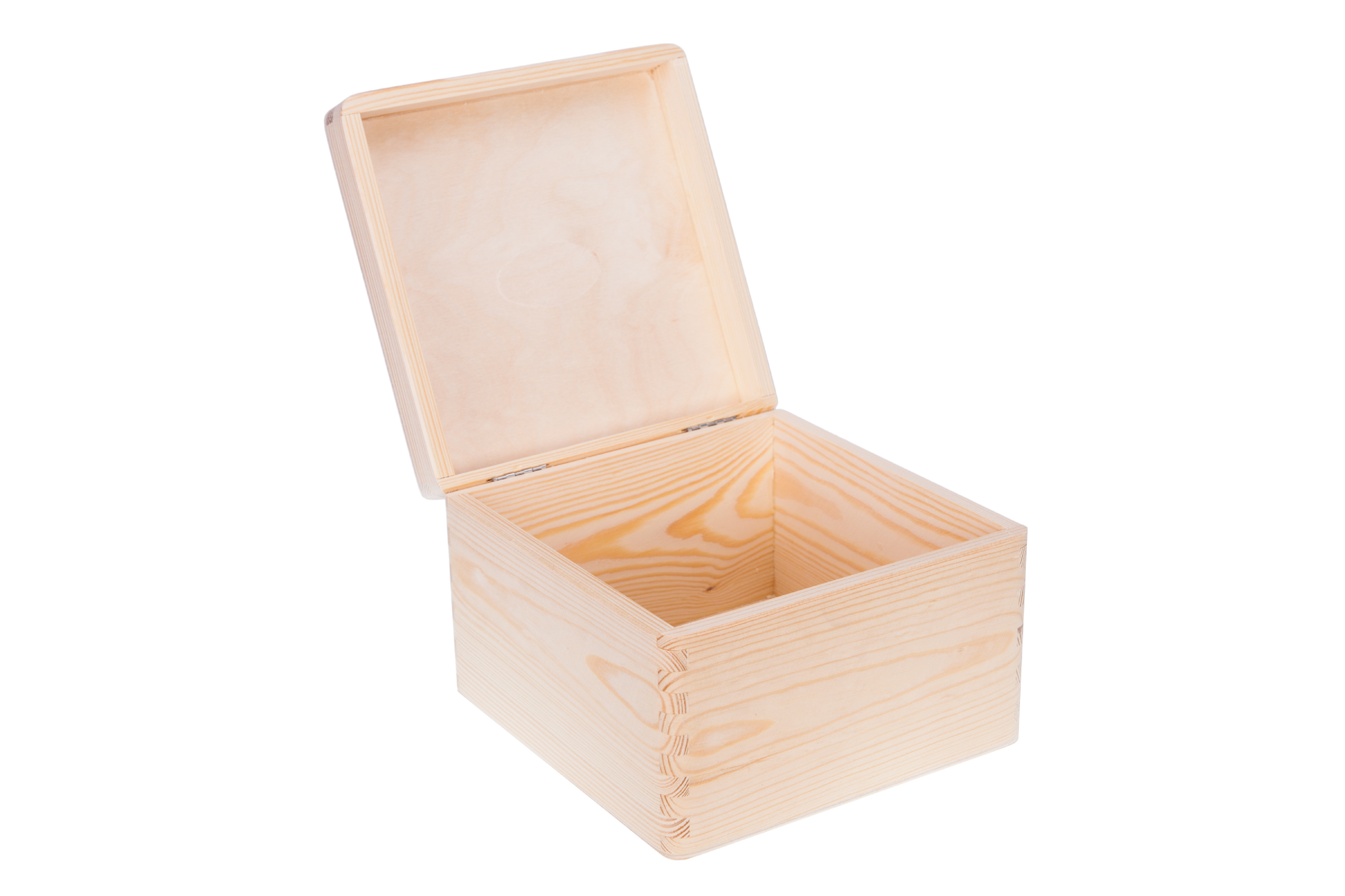 Pudełko drewniane kwadratowe 20x20x13,5 cm